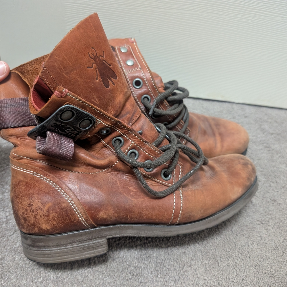 Women's Brown Leather Boots